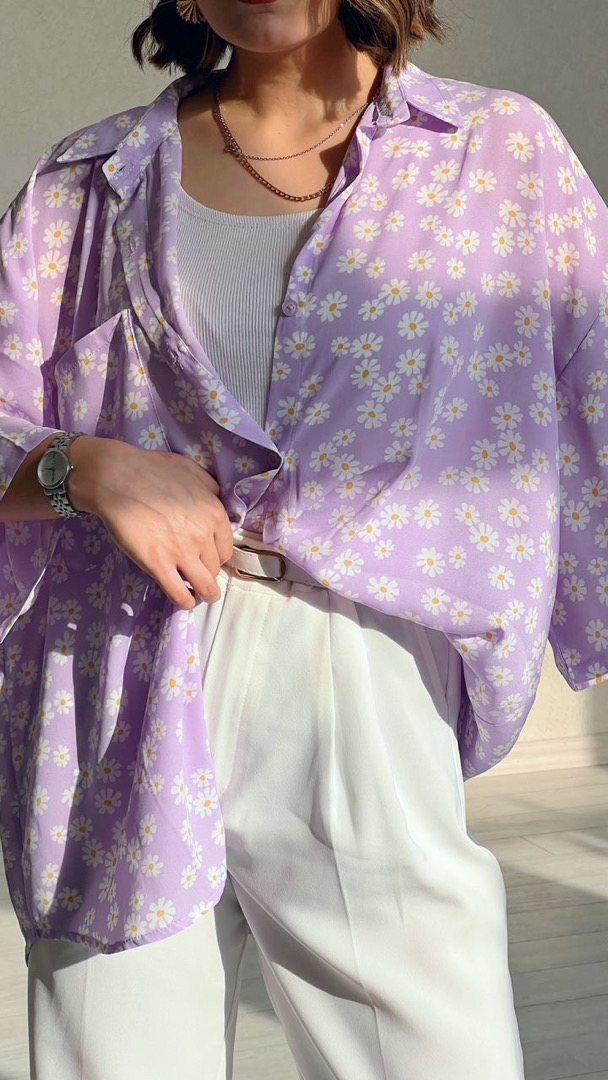 شومیز بابونه یاس