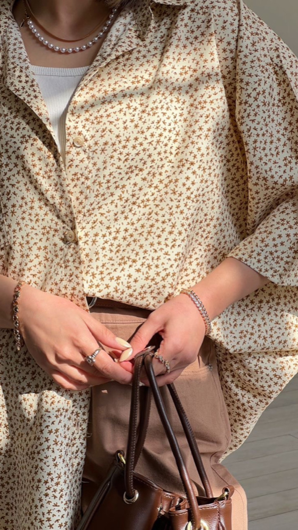 شومیز گل ویستریا