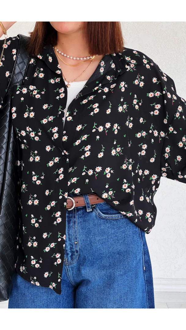 شومیز گل یاسمن