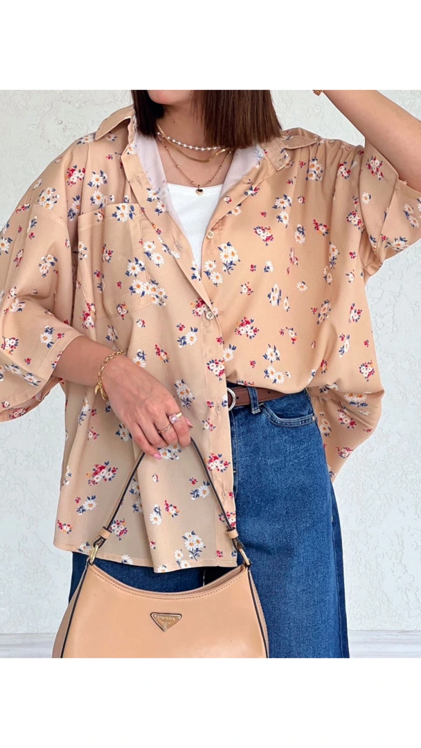 شومیز گل شب بو