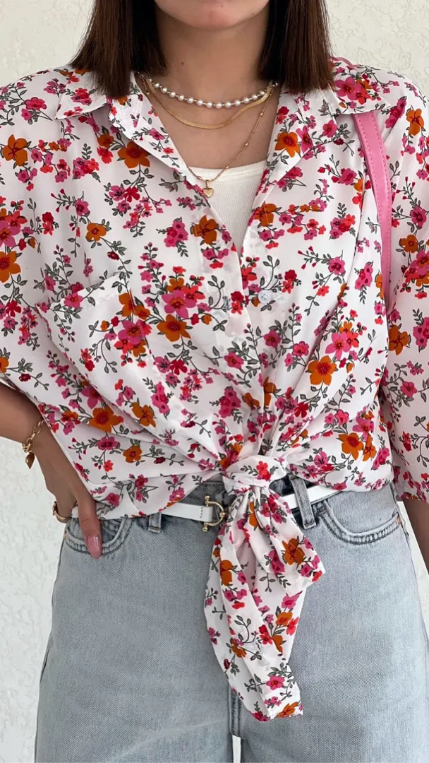 شومیز گل عروسکی