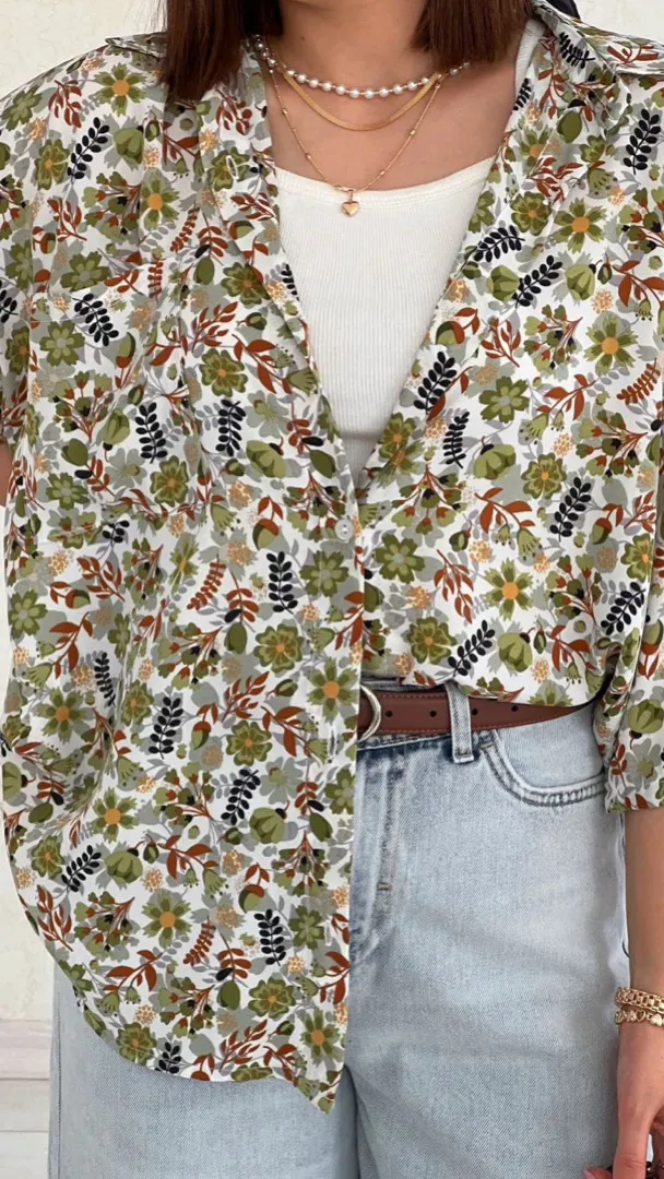 شومیز گل پاچیرا