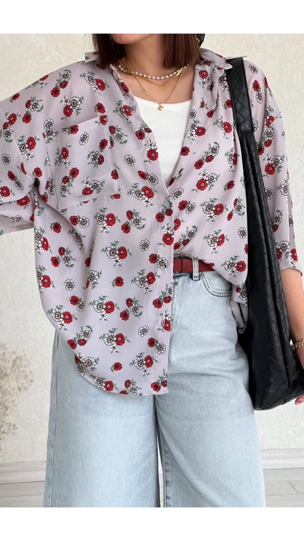 شومیز گل مینیاتور