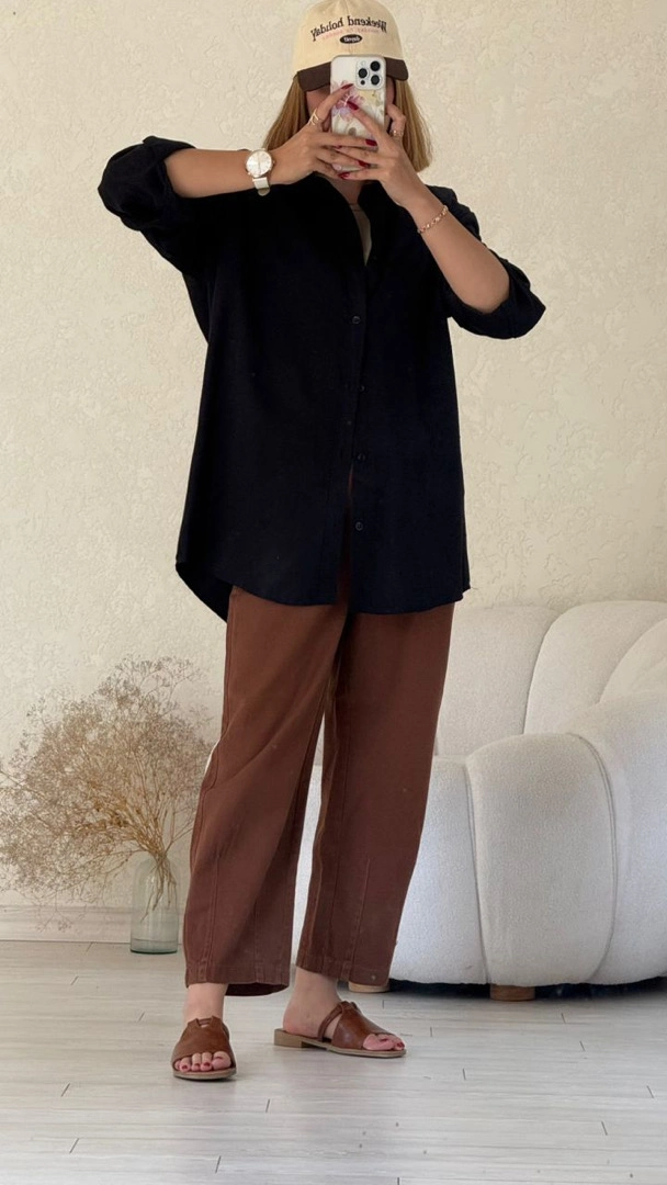 شومیز مشکی جودون