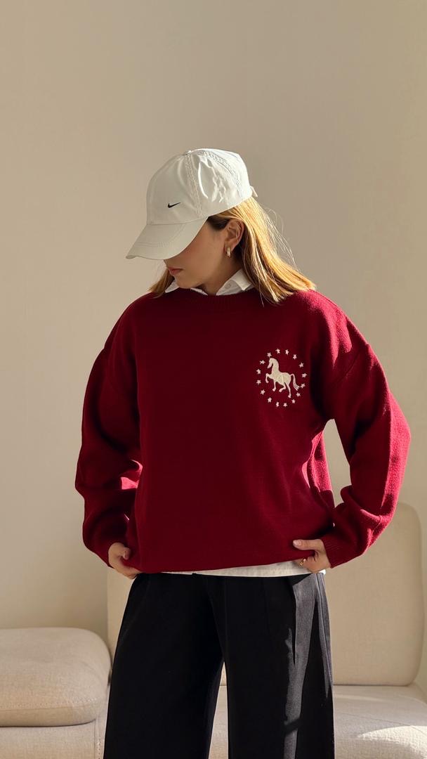 بافت رنگی horse