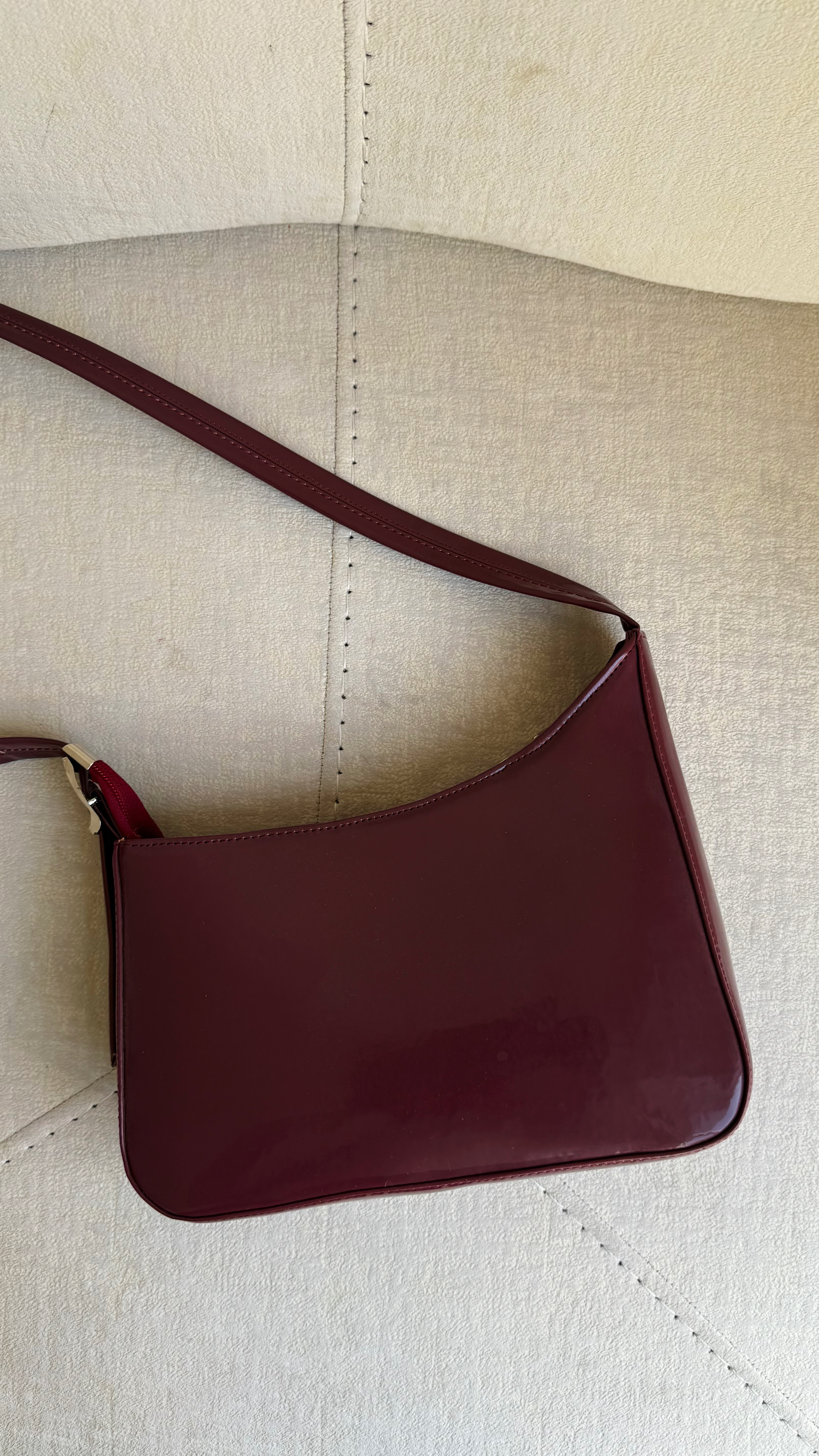 کیف زرشکی یک طرفه