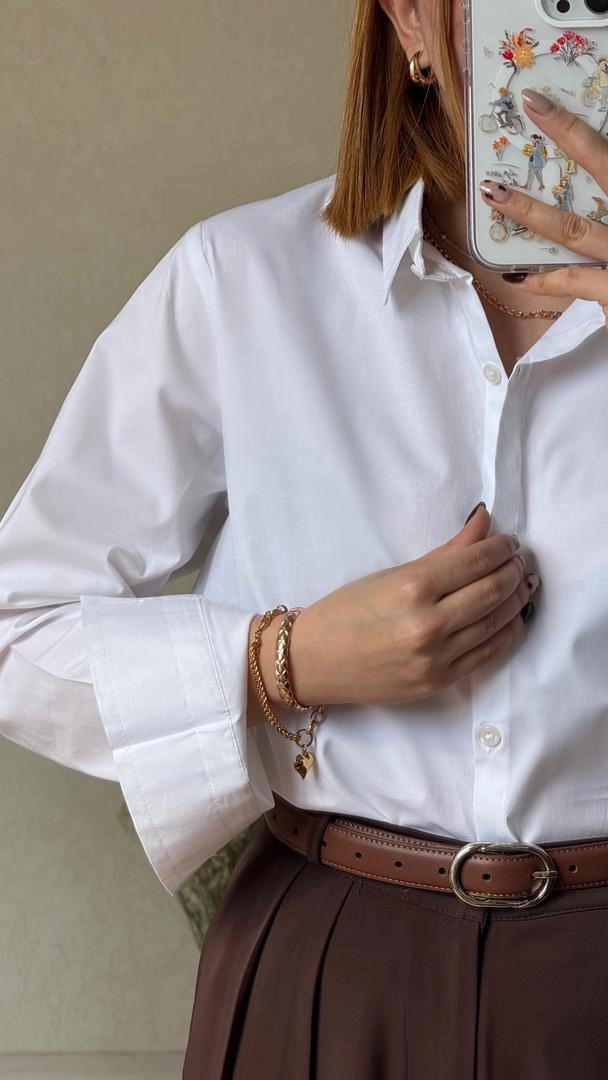 شومیز بیسیک سفید