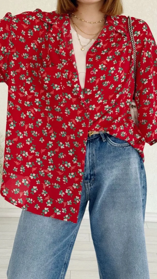 شومیز بهار گل شفلرا