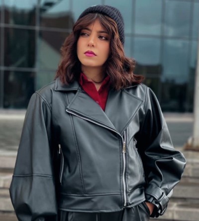 کت چرم زنانه