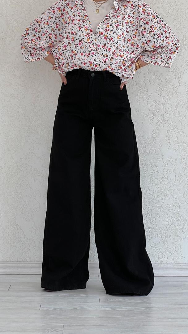 شلوار فول بگ مشکی