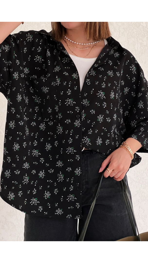 شومیز گل گندم