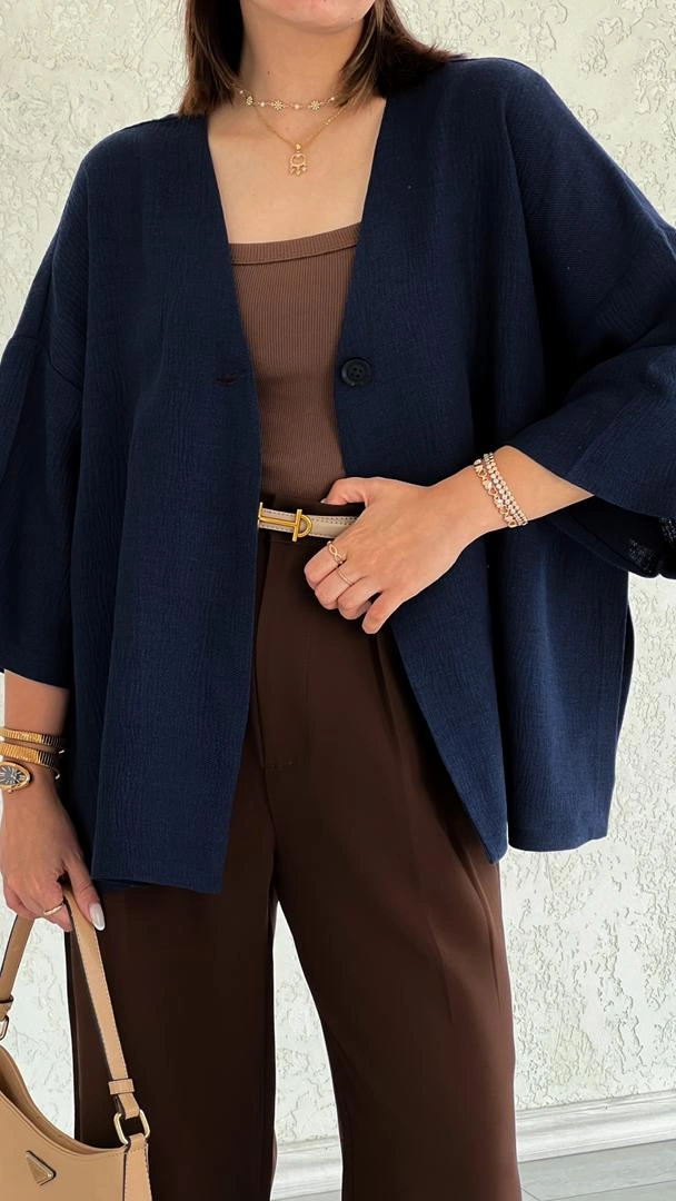 کت چارمینگ سرمه ای