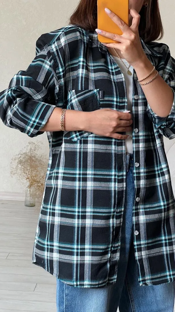 شومیز کنفی پلاس سایز مشکی