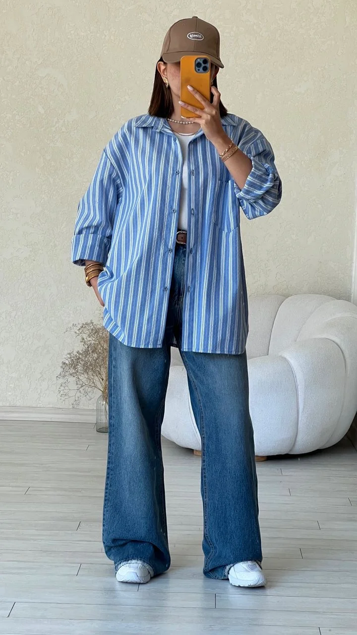 شومیز لینن کره ای