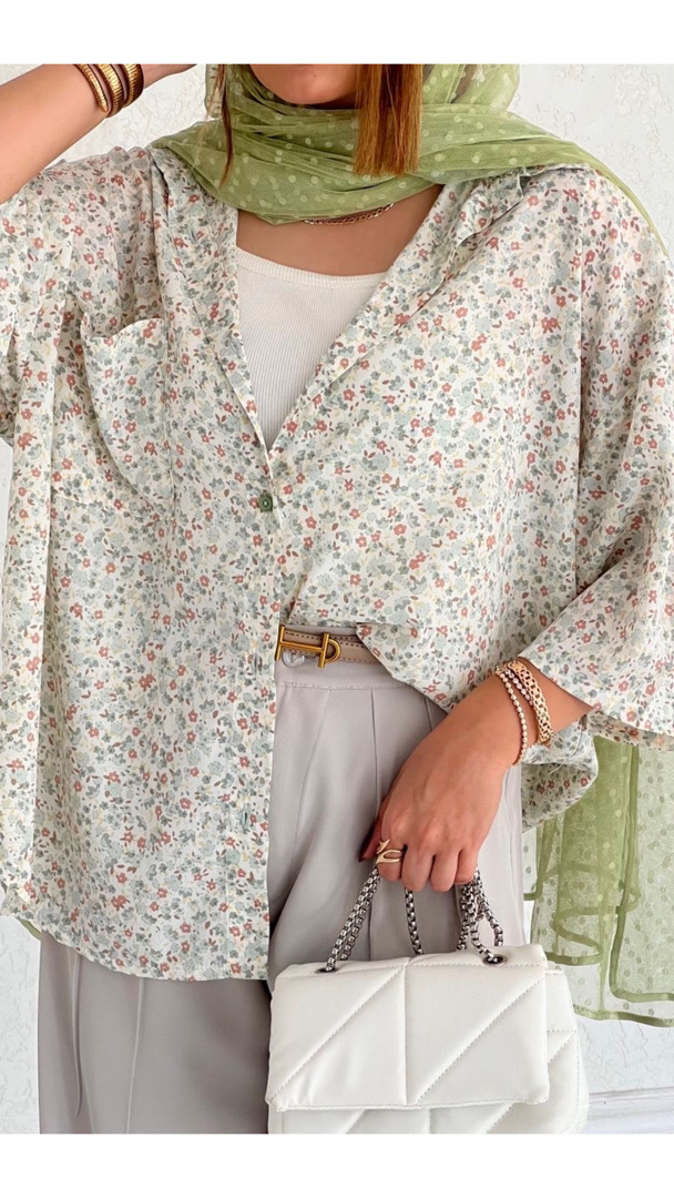 شومیز گل میخک