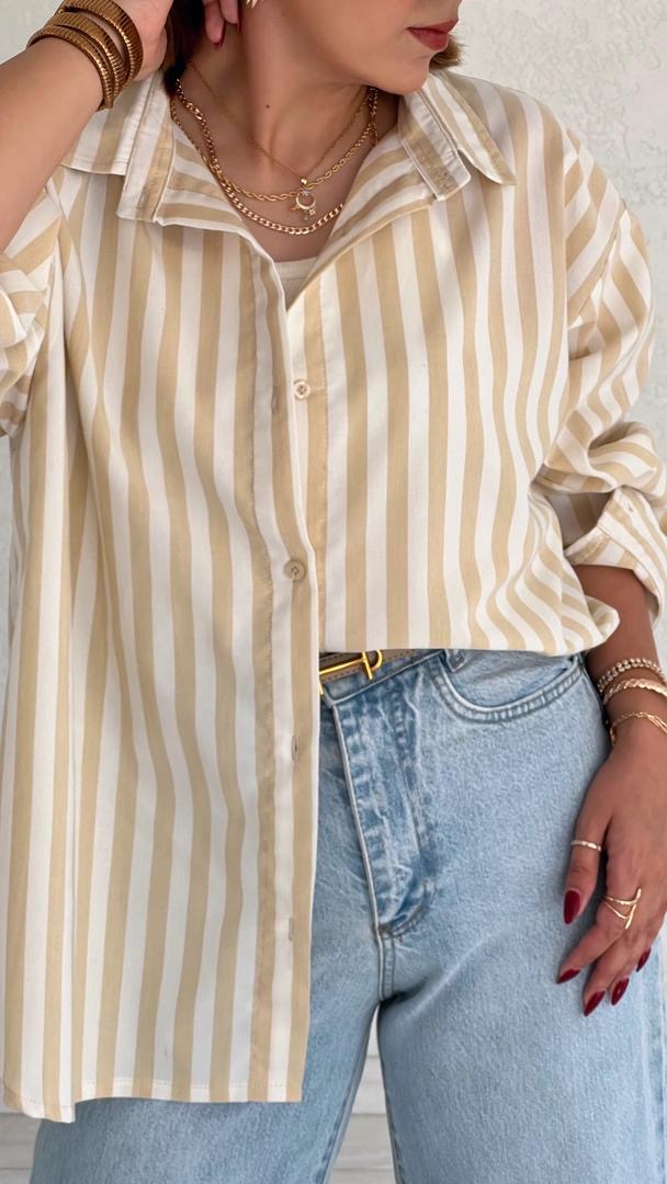 شومیز پنبه کرمی