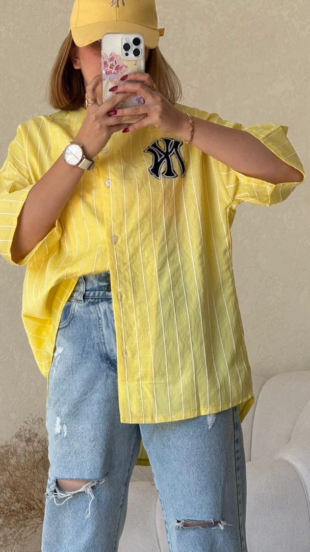 شومیز زرد NY