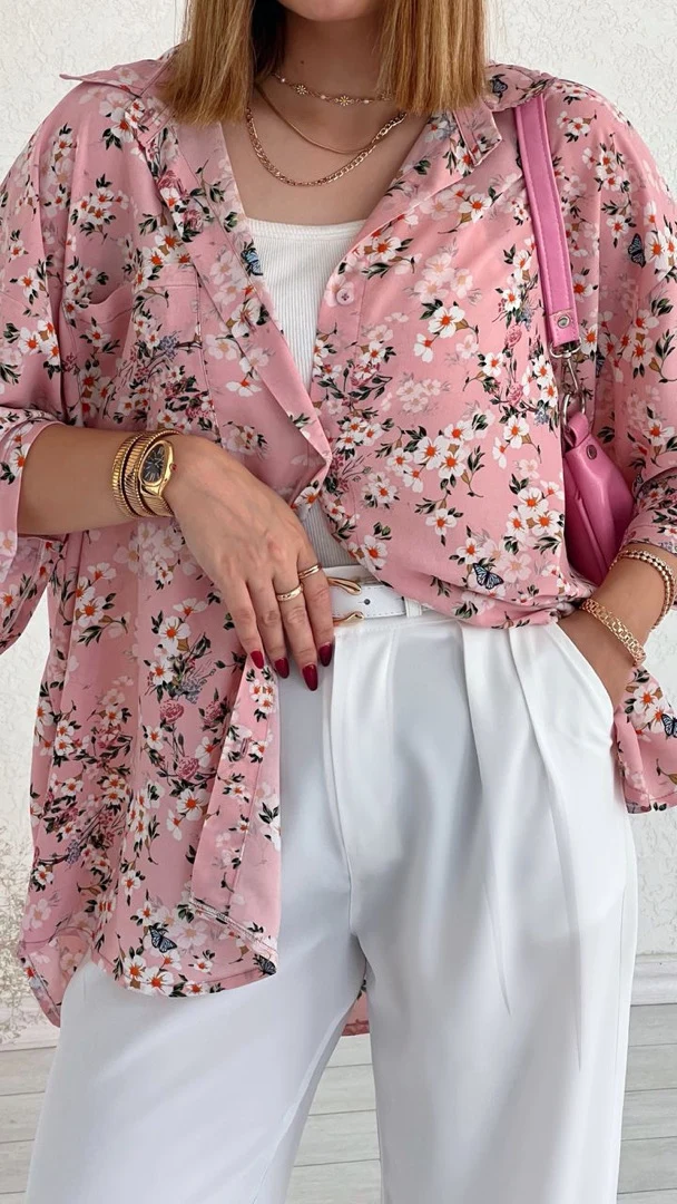 شومیز گل پروانه