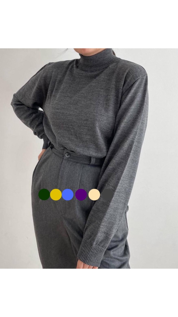 یقه اسکی پالت رنگی