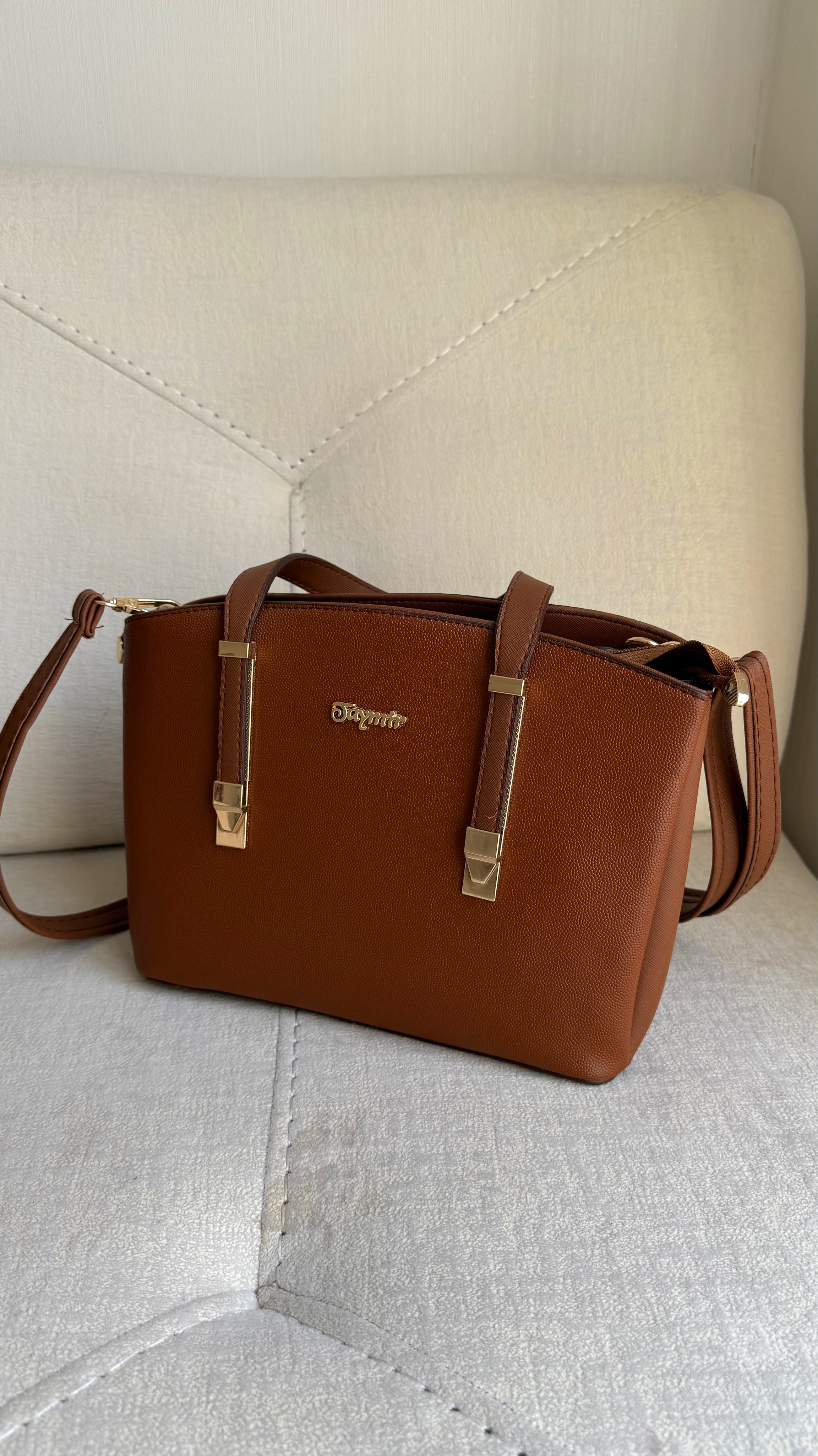 کیف مجلسی قهوه ای چرم