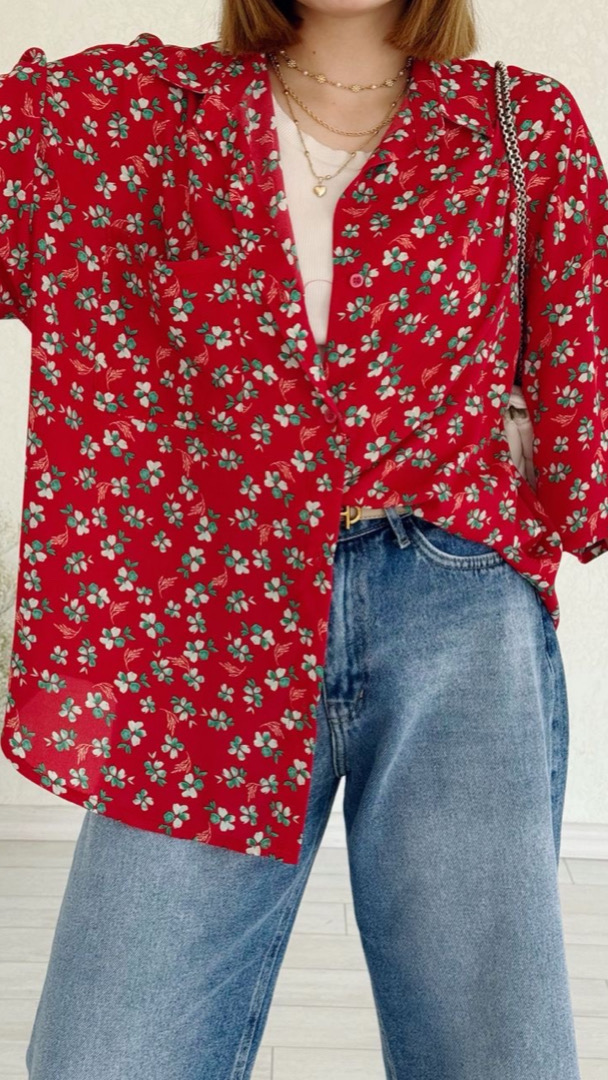 شومیز بهار گل شفلرا