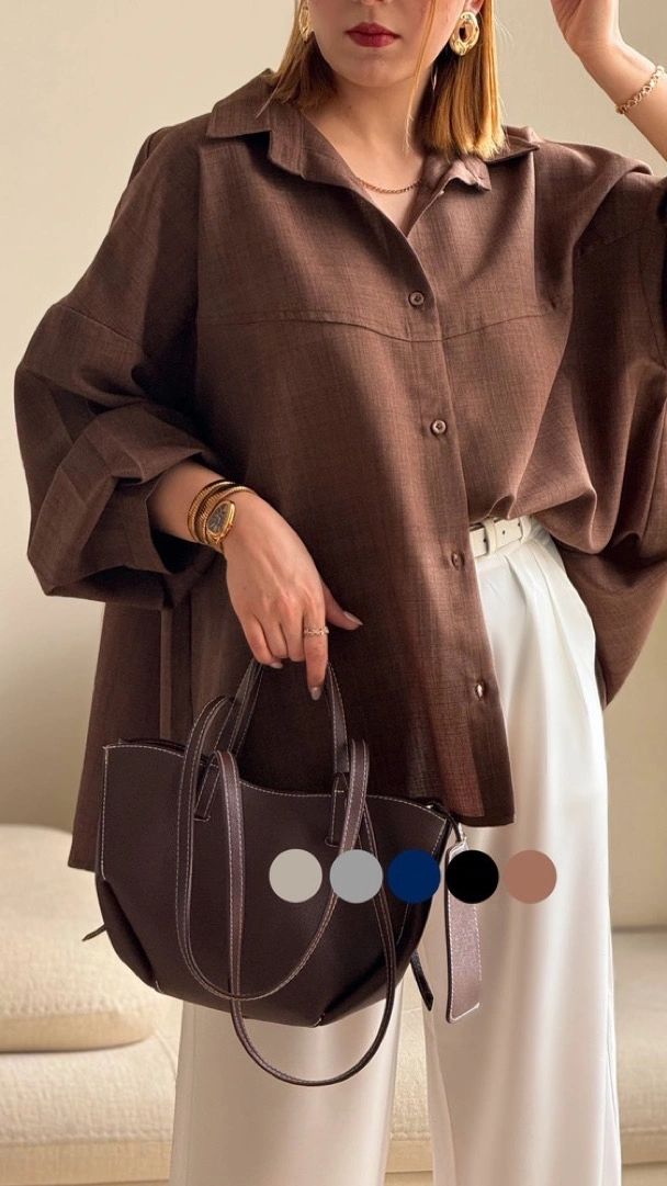 شومیز رنگی مونا