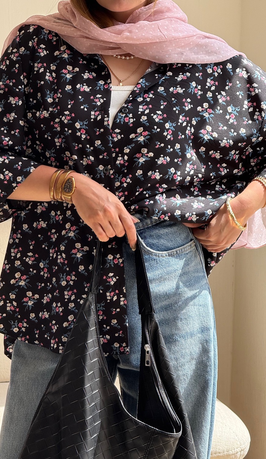 شومیز گل کاکتوس
