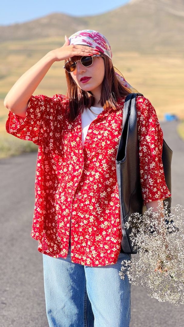 شومیز بهار گل مرجان