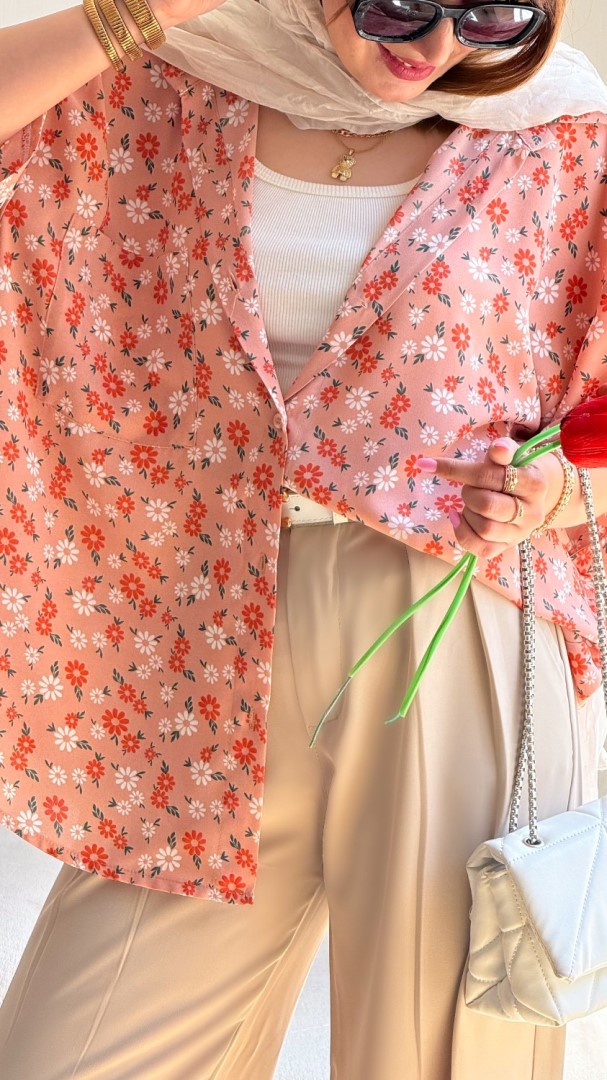 شومیز گل نسرین