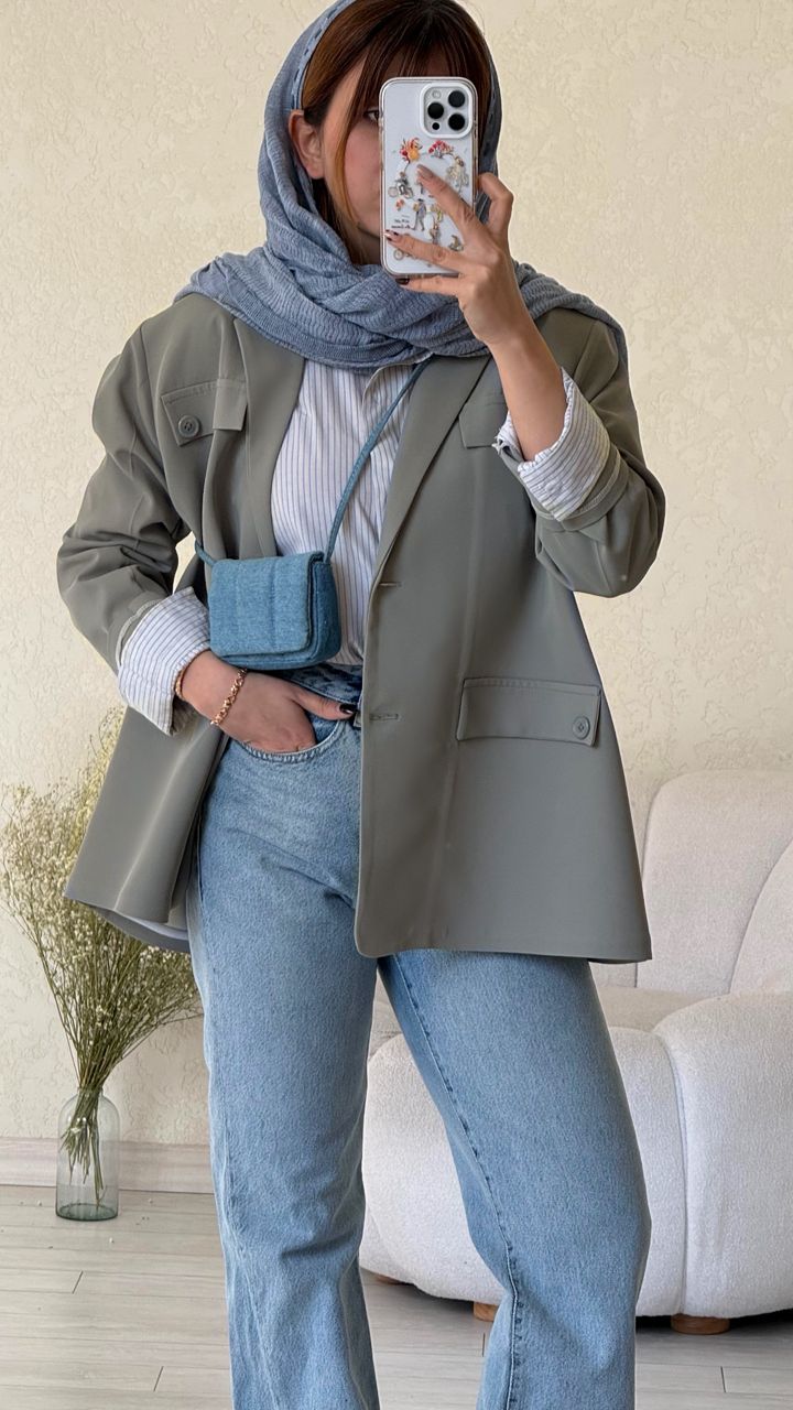 تک کت تارا طوسی سبز ❌️ایراددار❌️