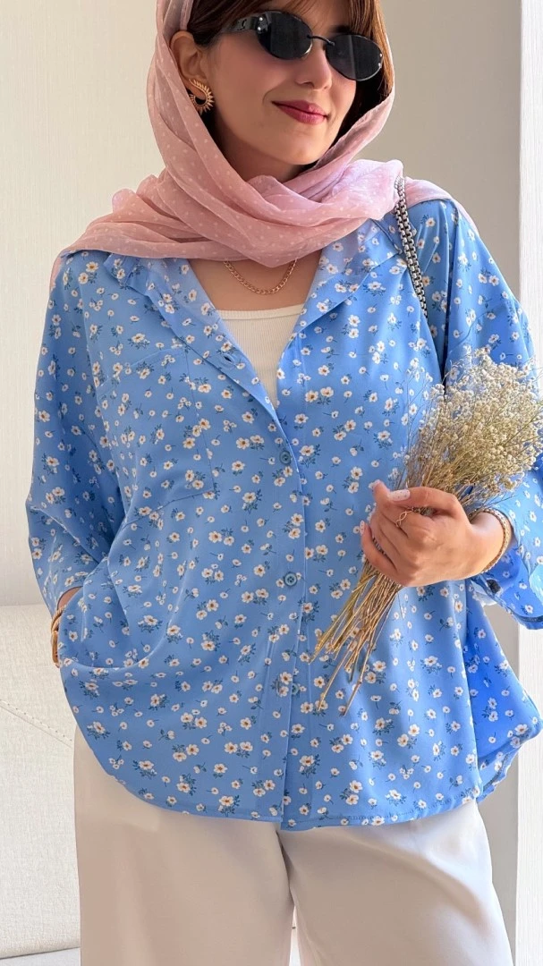 شومیز بهار گل گلوری