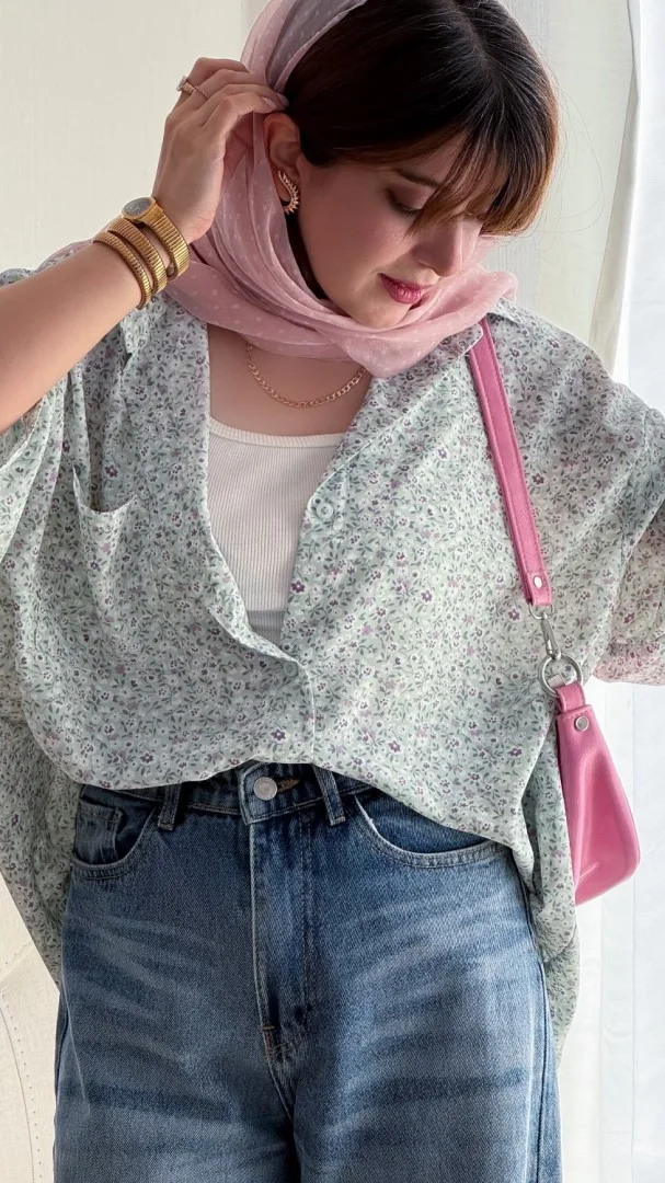 شومیز بهار گل جاسمین