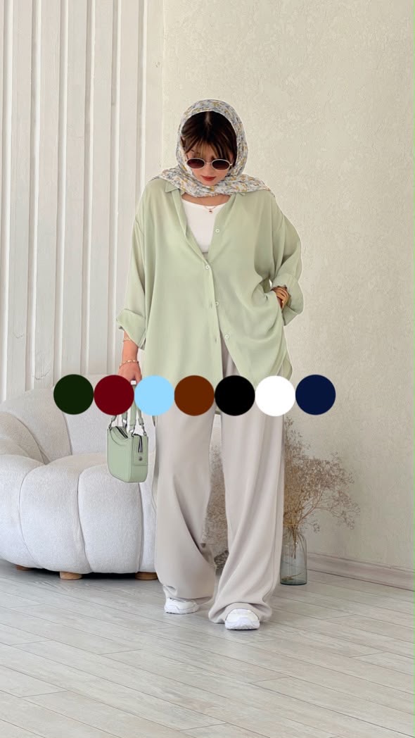 شومیز حریر ساده رنگی