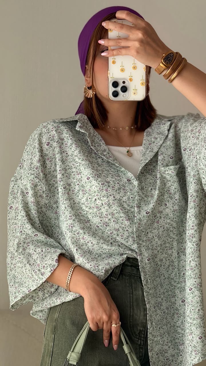 شومیز بهار گل جاسمین